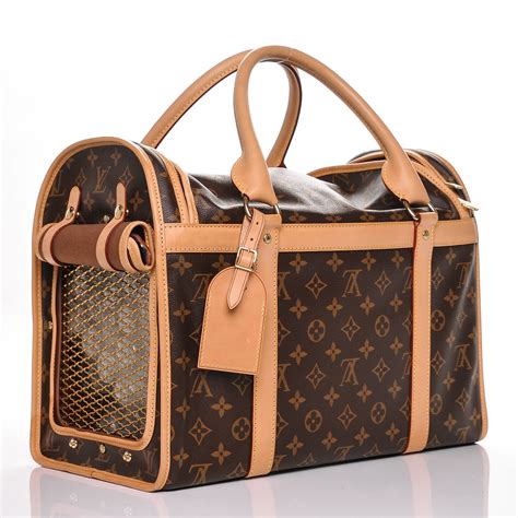 louis vuitton dog carrier dupe|louis vuitton dog collar large.